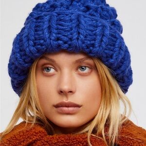 Free People Chunky Knit Oversized Beanie